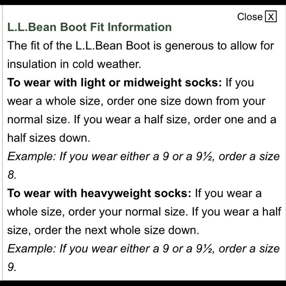 6 inch LL Bean Boots - Picture 4 of 4